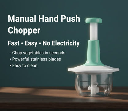 Manual Hand Push Chopper For Vegetables