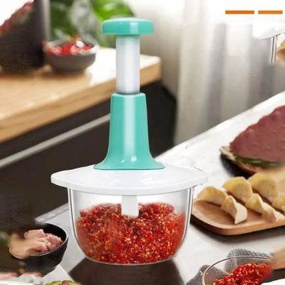 Manual Hand Push Chopper For Vegetables