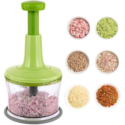Manual Hand Push Chopper For Vegetables